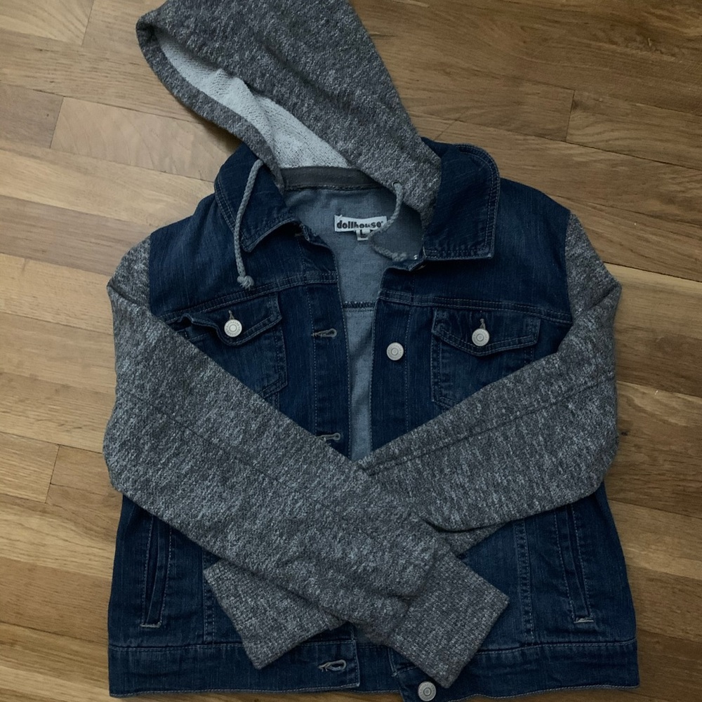 Dollhouse Hooded Jean Jacket